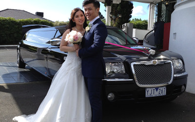 Congratulations Eric & Jannie!! Pink Wedding!